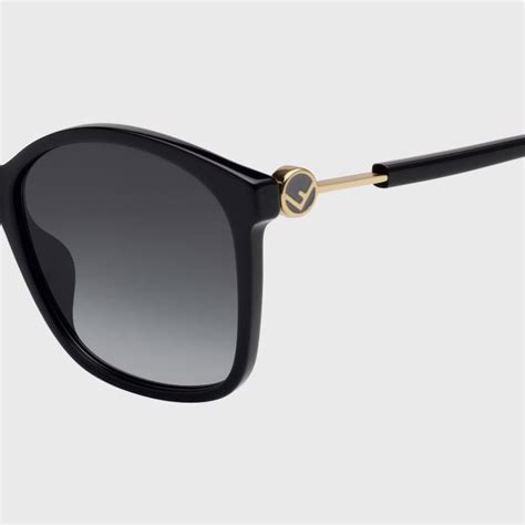 Fendi Sunglasses FF 0361/F/S 8079O 57[]17 145 Black & Gray